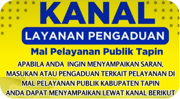 Kanal layanan pengaduan